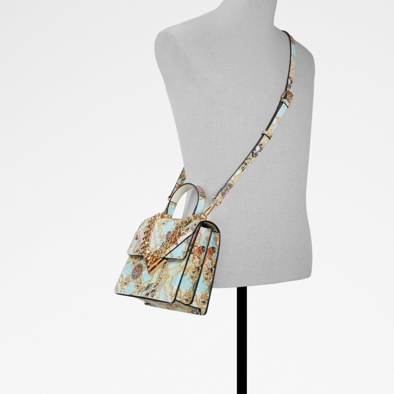 Aldo Udsolgt Luxsavane Top Håndtag Taske Pastel Multi Fashion