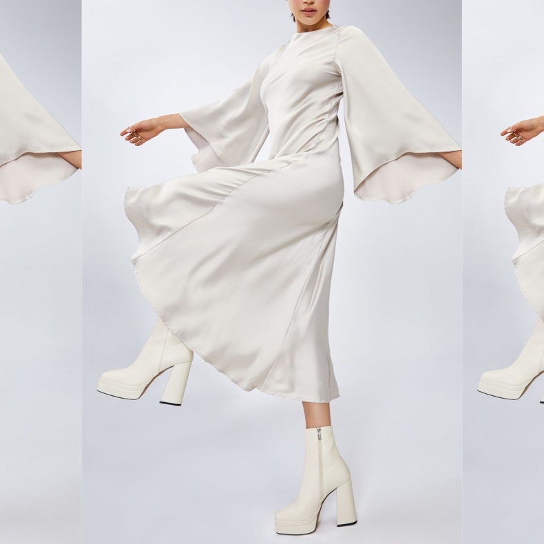 Hvid Ny Ankomst Mabel Platform Ankelstøvle Plateforme Fashion Aldo