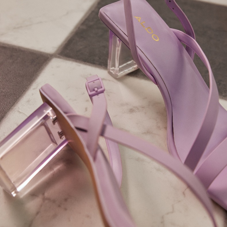 Orange Mode Aldo Maissy Højhælet Sandal Blokhæl