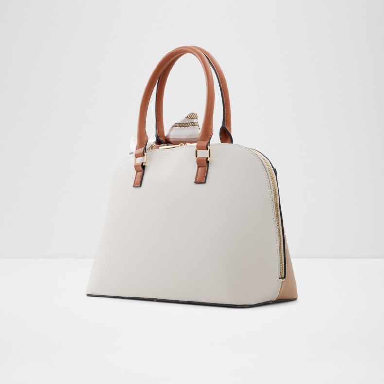 Aldo Fashion Medium Beige Mandolin Taske Med Tophåndtag