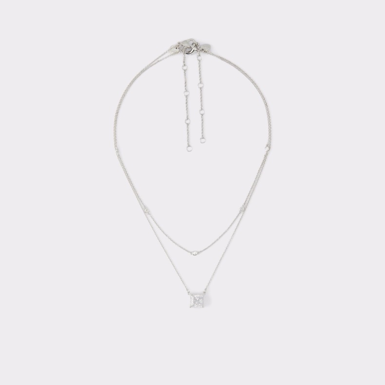 Mode Aldo Manedegyn Halskæde Sølv-klar Multi