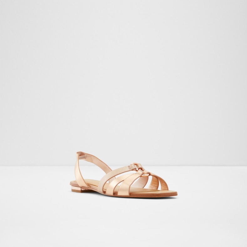 Aldo Fashion Marassi Sling Back Sandal Rosa Guld