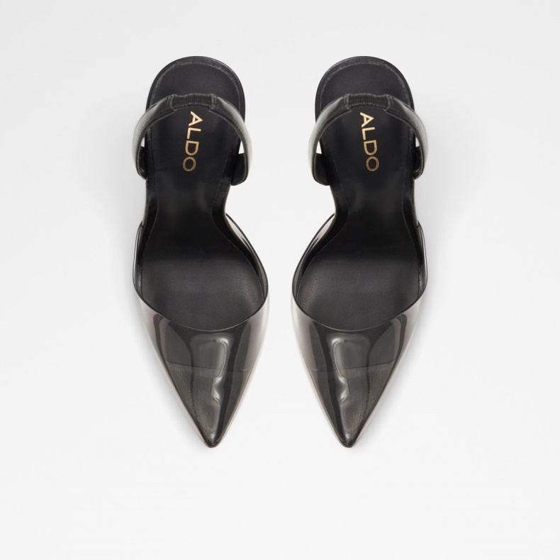 Sort Mode Aldo Marie Sling Back Højhælet Stilethæl