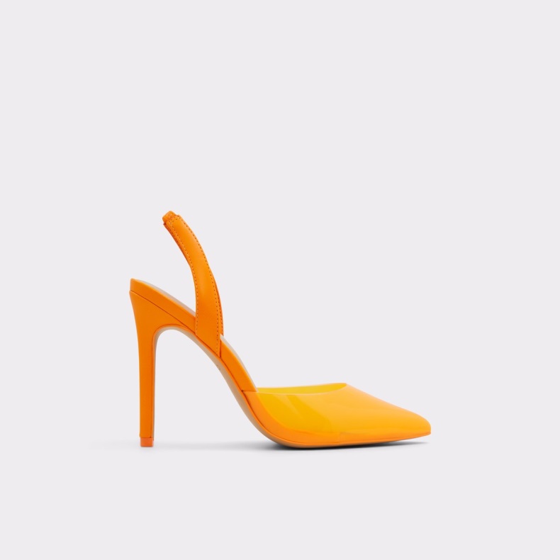 Mode Aldo Marie Sling Back Højhælet Stilethæl Orange
