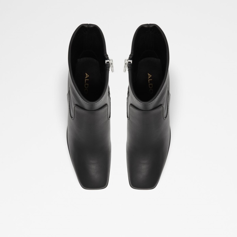 Fashion Aldo Marta Ankelstøvle Blokhæl Sort