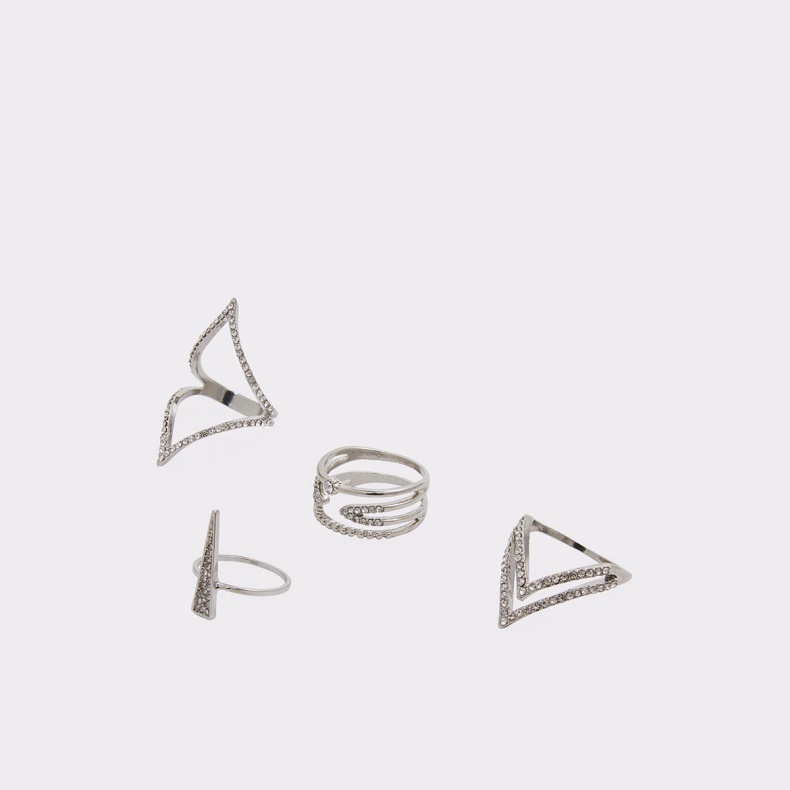 Sølvklar Multi Fashion Aldo Masogelato Ring