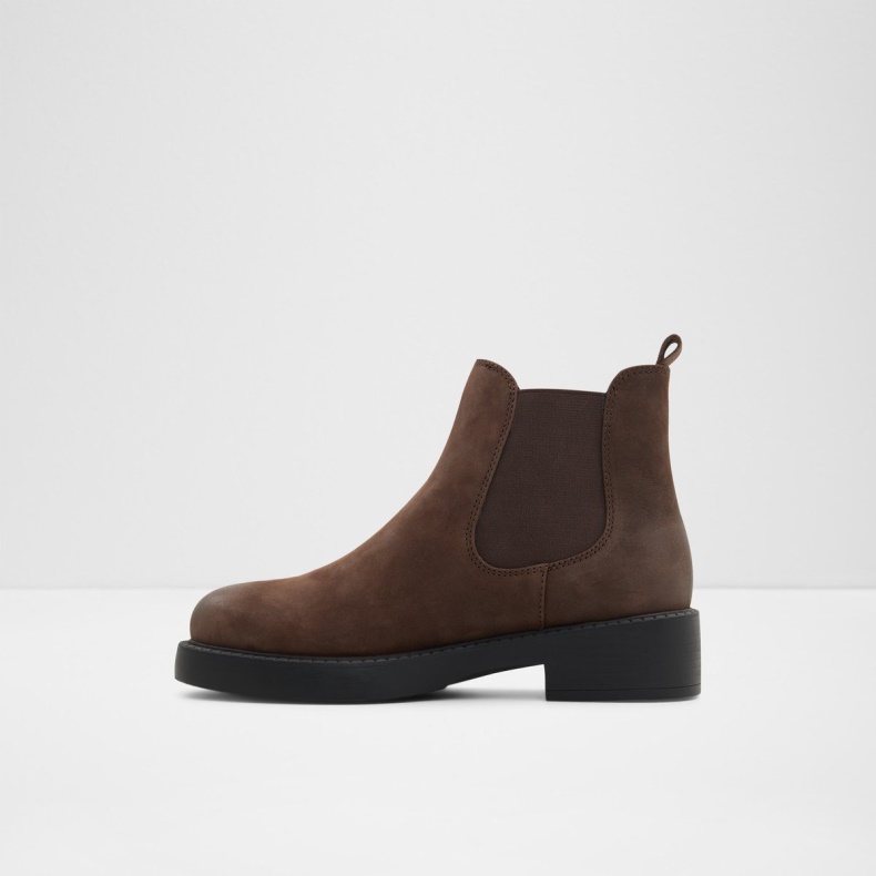 Aldo New Arrival May Chelsea Boot Lug Sole Mørkebrun Mode