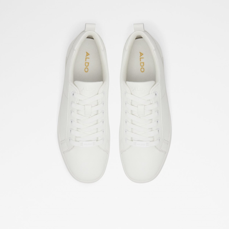 Aldo Fashion Meadow Lav Top Sneaker Hvid Syntetisk Glat