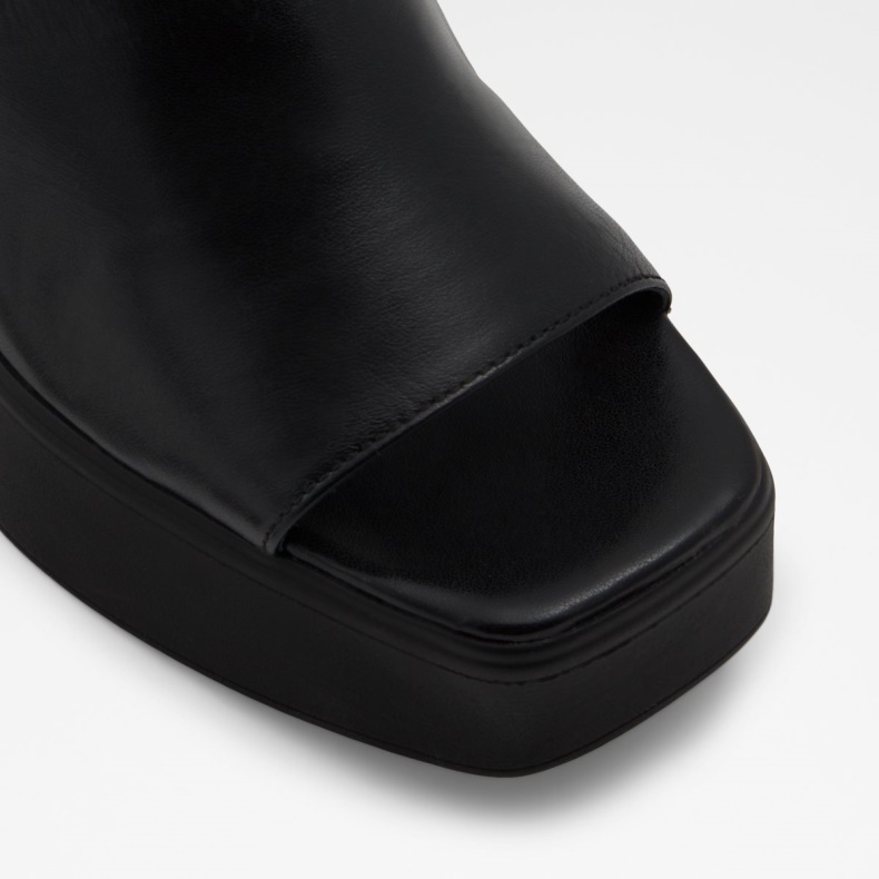 Sort Aldo Mode Melcee Mule Plateform Med Hæle