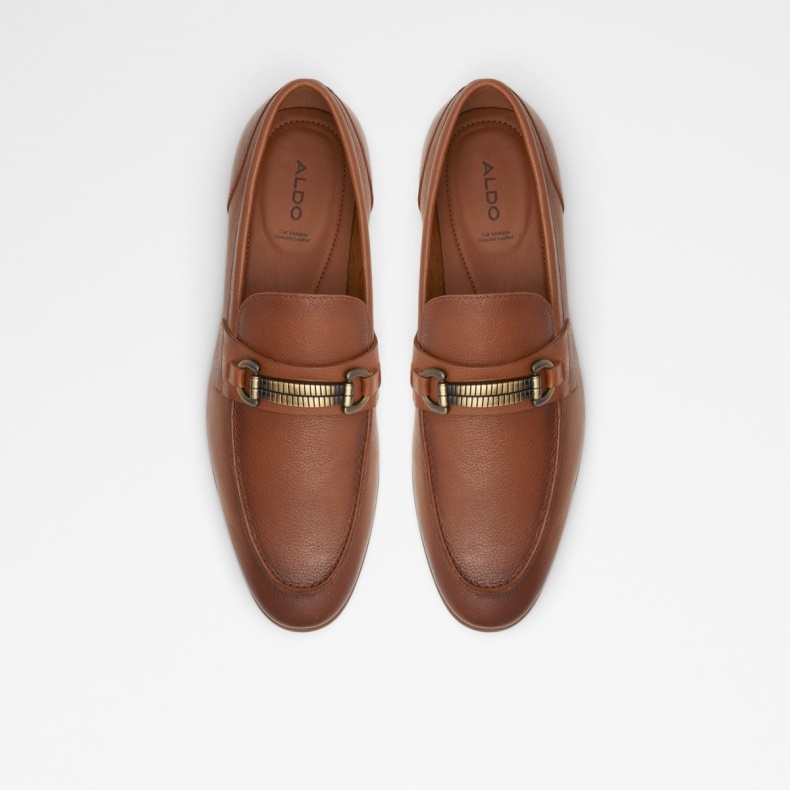Fashion Aldo Udsolgt Monetto Loafer Cognac