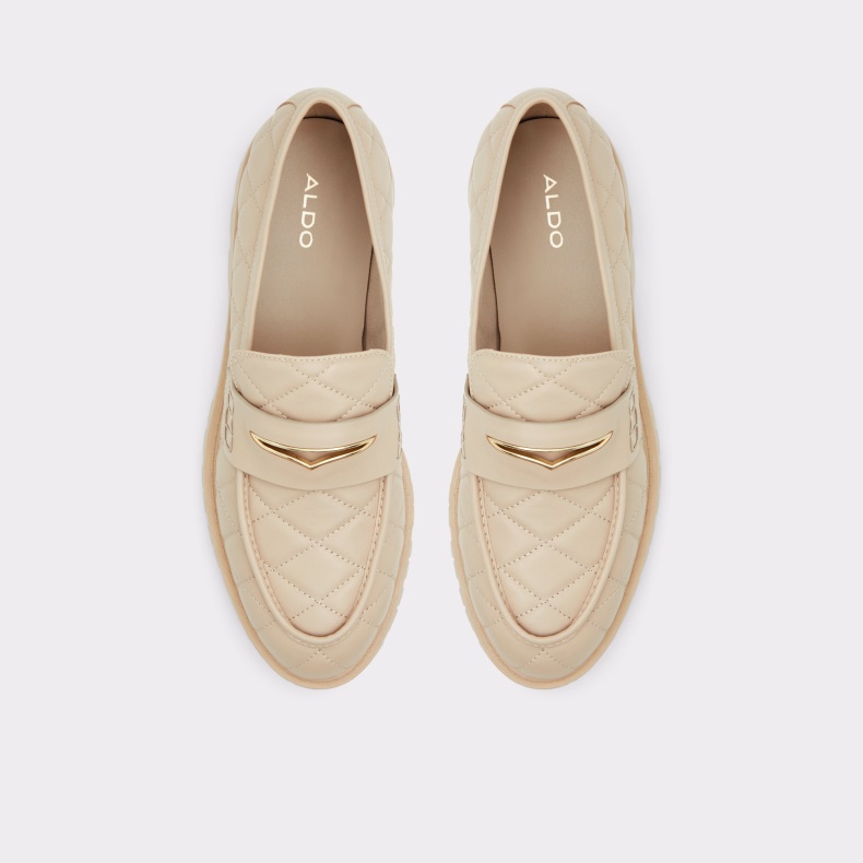 Aldo Fashion Lys Beige Moxy Loafer Lugsål