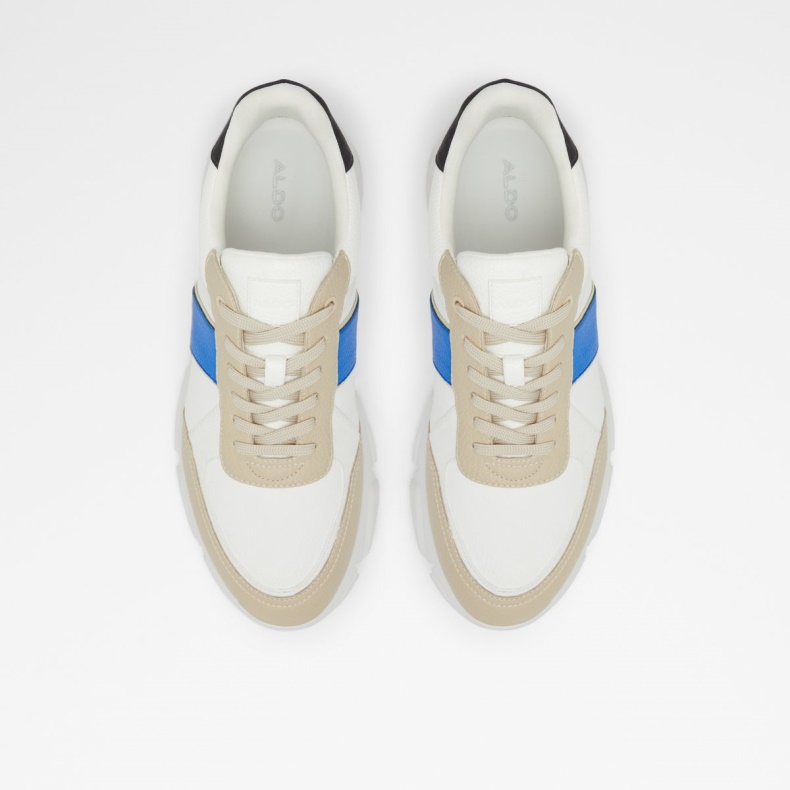 Hvid-marineblå Mode Aldo Murvaise Joggersål Sneaker