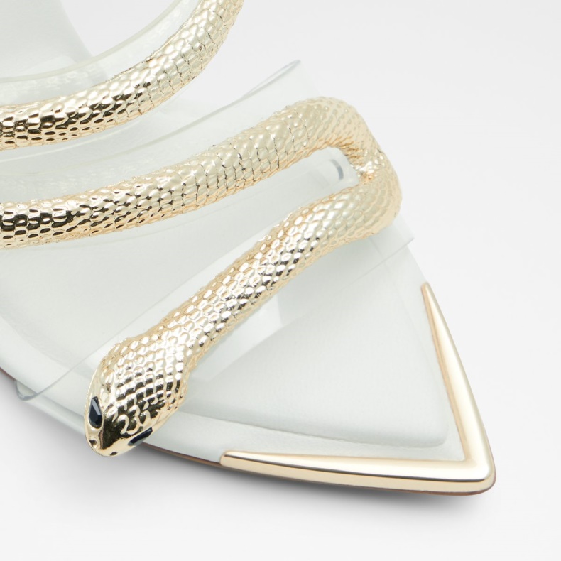 Najash Strappy Sandal Stilethæl Mode Hvid Aldo