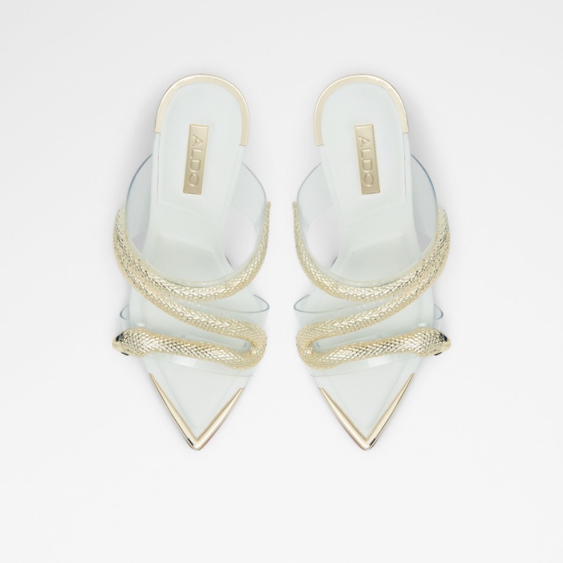 Najash Strappy Sandal Stilethæl Mode Hvid Aldo