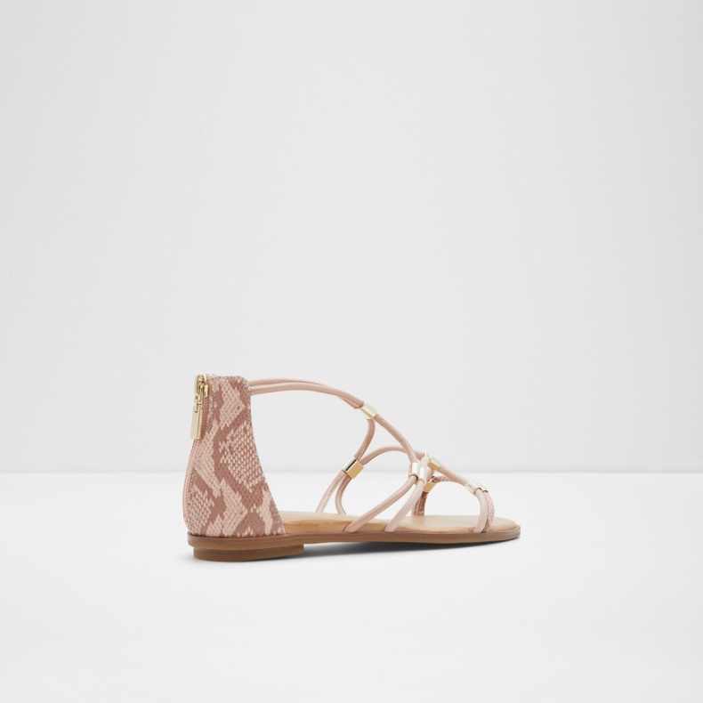 Oceriwenflex Flad Sandal Med Stropper, Pink Aldo