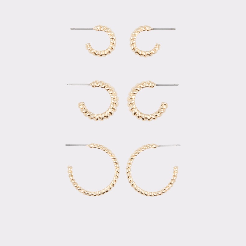 Mode Aldo Sidste Chance Ocoelin Hoop øreringe Guld