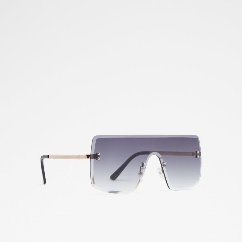 Aldo Ocorenna Skjold Solbriller Sort-guld Multi Mode