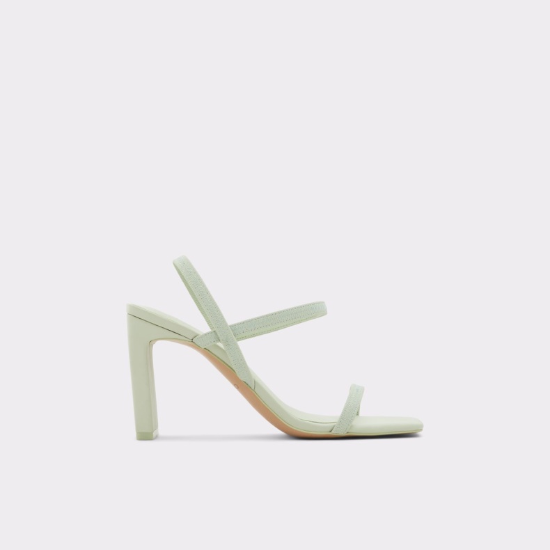 Aldo Fashion Okurr Strappy Højhælet Sandal Blokhæl Lysegrøn