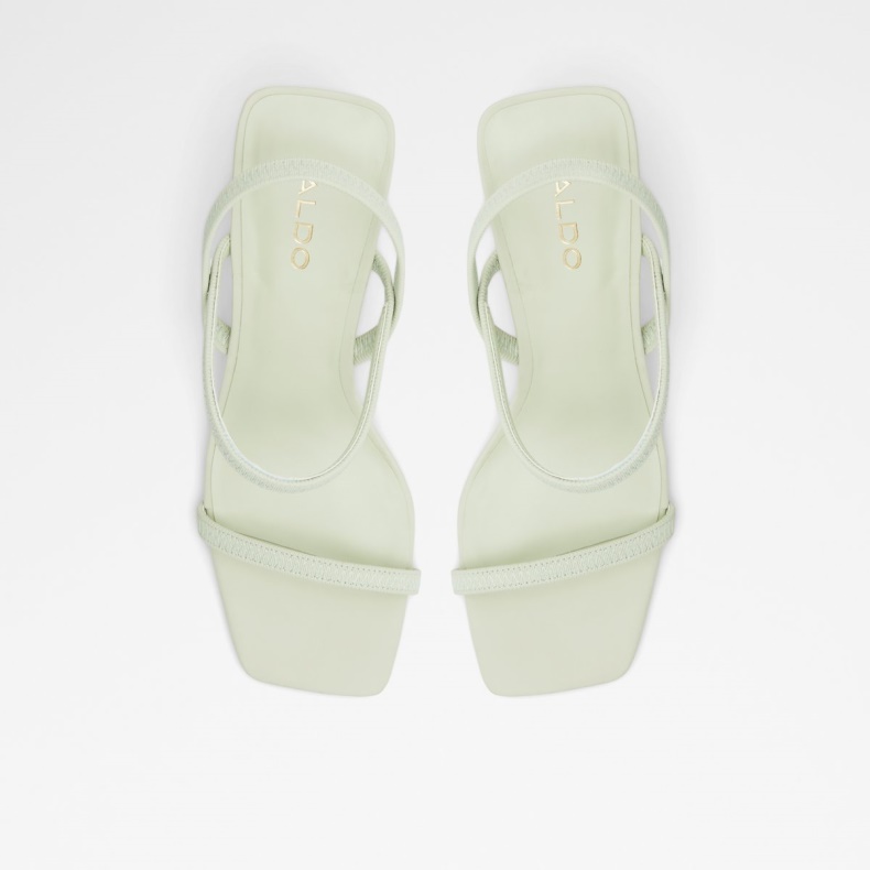 Lysegrøn Aldo Mode Okurr Strappy Højhælet Sandal Blokhæl
