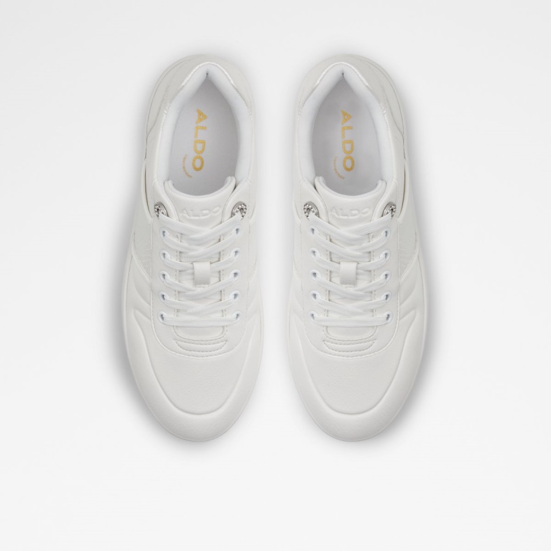 Ny Ankomst Ortive Lav Top Sneaker Platform Aldo Mode Hvid