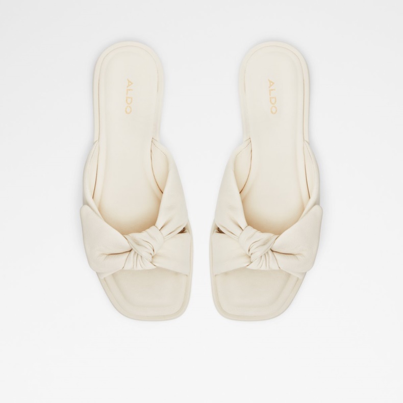 Hvid Mode Aldo Pæon Slide Sandal