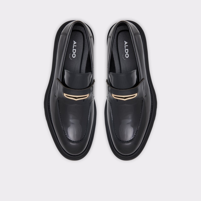 Aldo Ny Ankomst Pierre Loafer Lug Sål Sort Mode