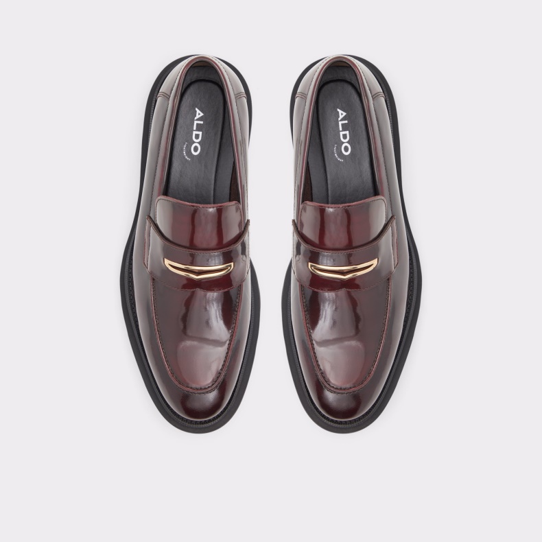 Mode Aldo Rød Ny Ankomst Pierre Loafer Lug Sål