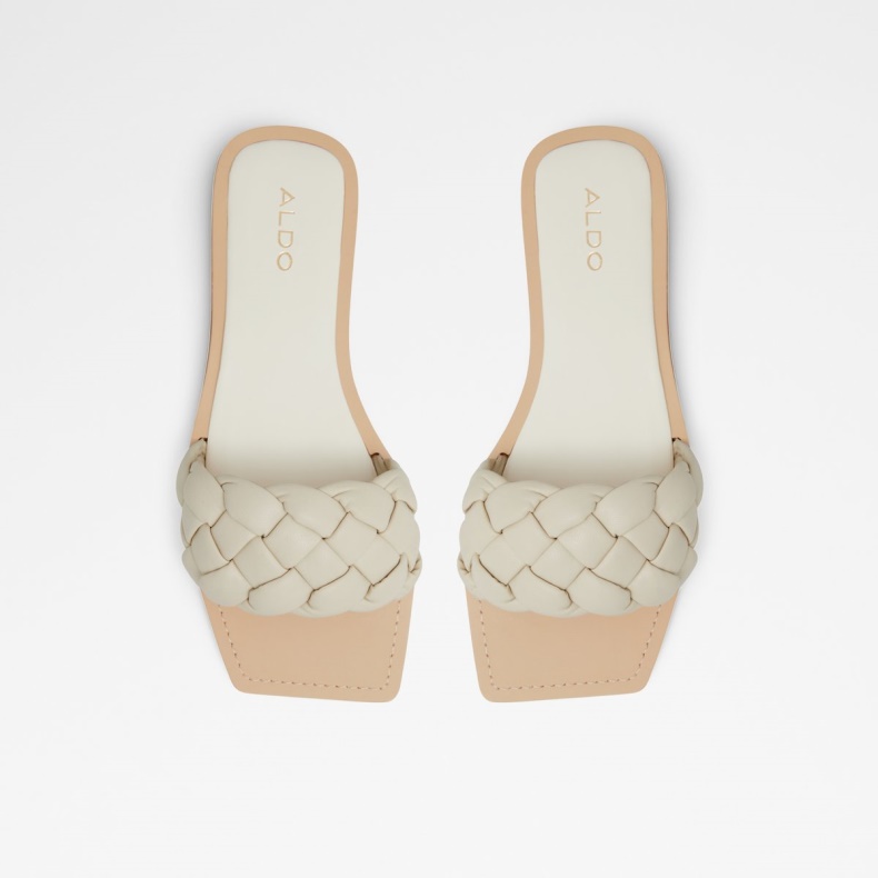 Poets Slide Sandal Aldo Mode Hvid