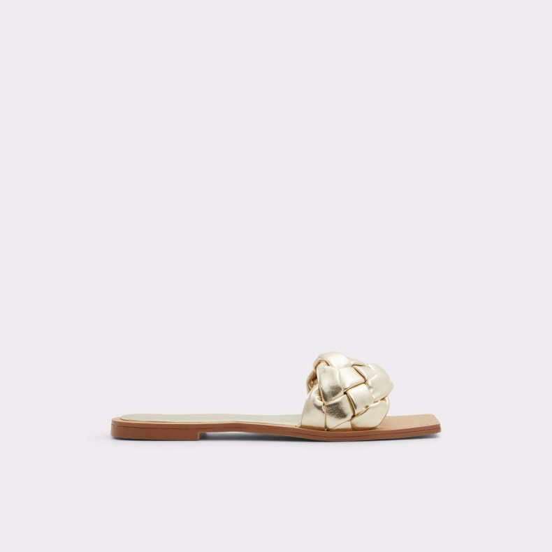 Mode Guld Aldo Poets Slide Sandal