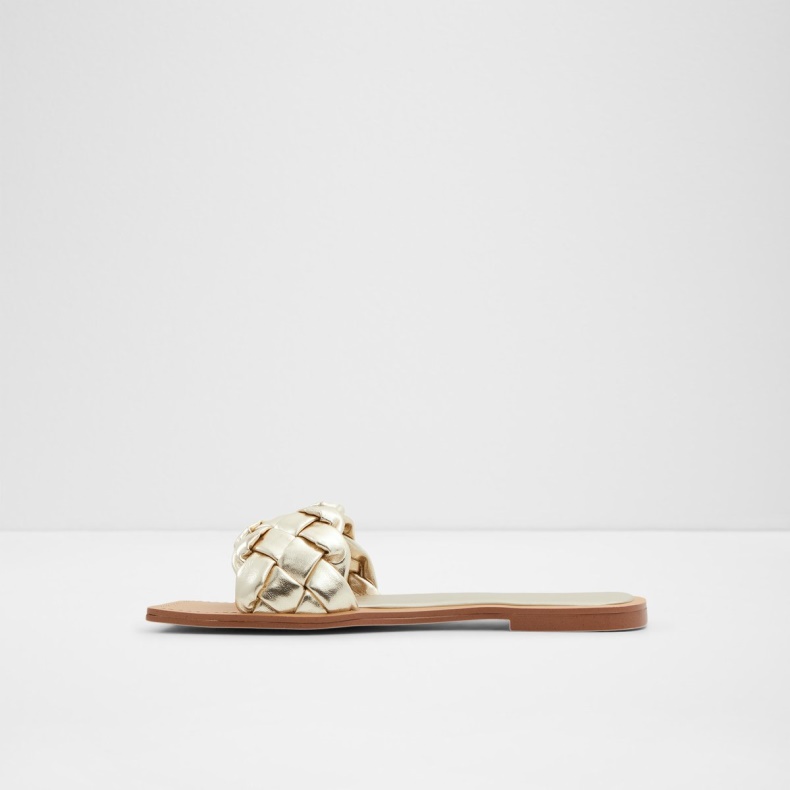 Mode Guld Aldo Poets Slide Sandal