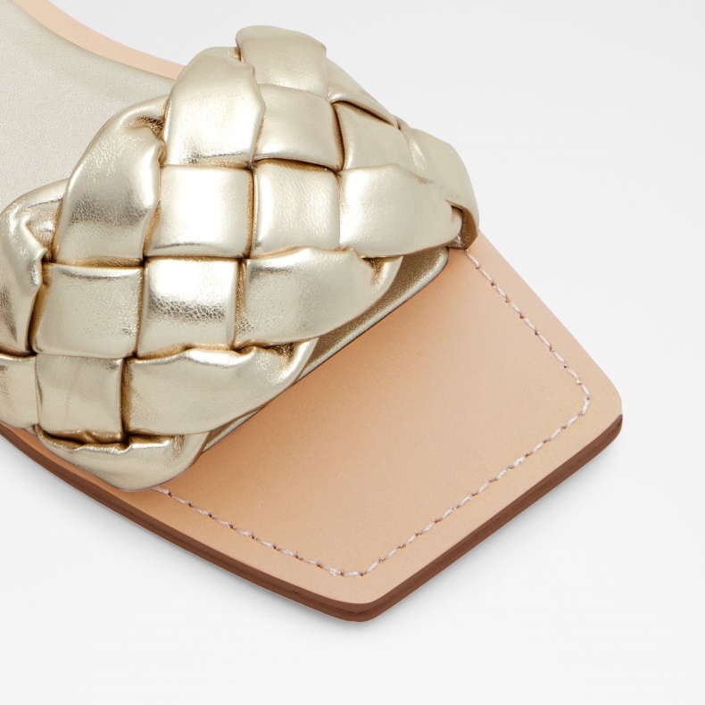 Mode Guld Aldo Poets Slide Sandal