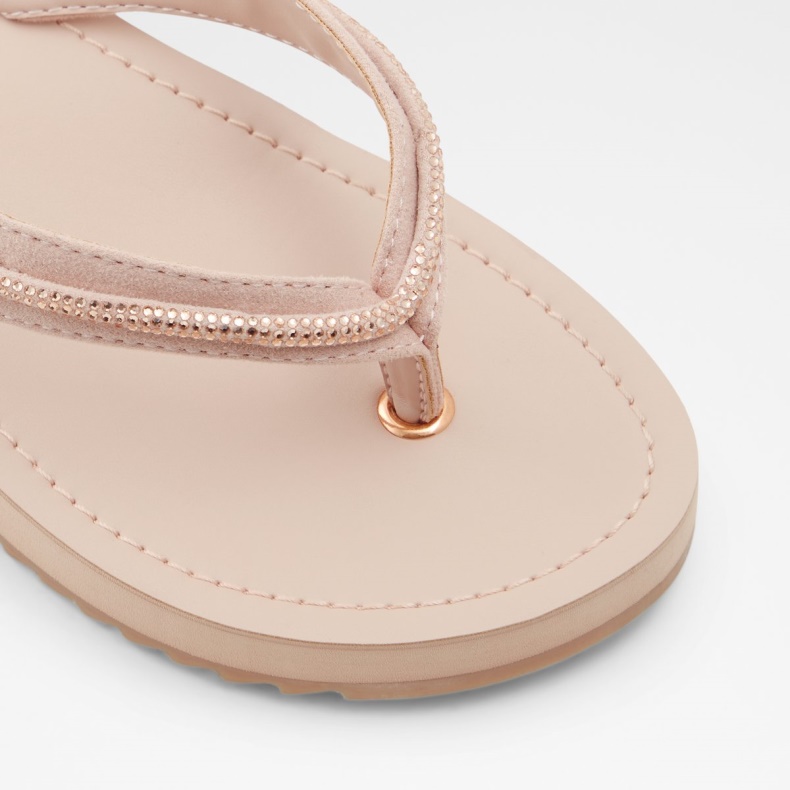 Rosa Guld Aldo Mode Polo Flip Flop Kilehæl