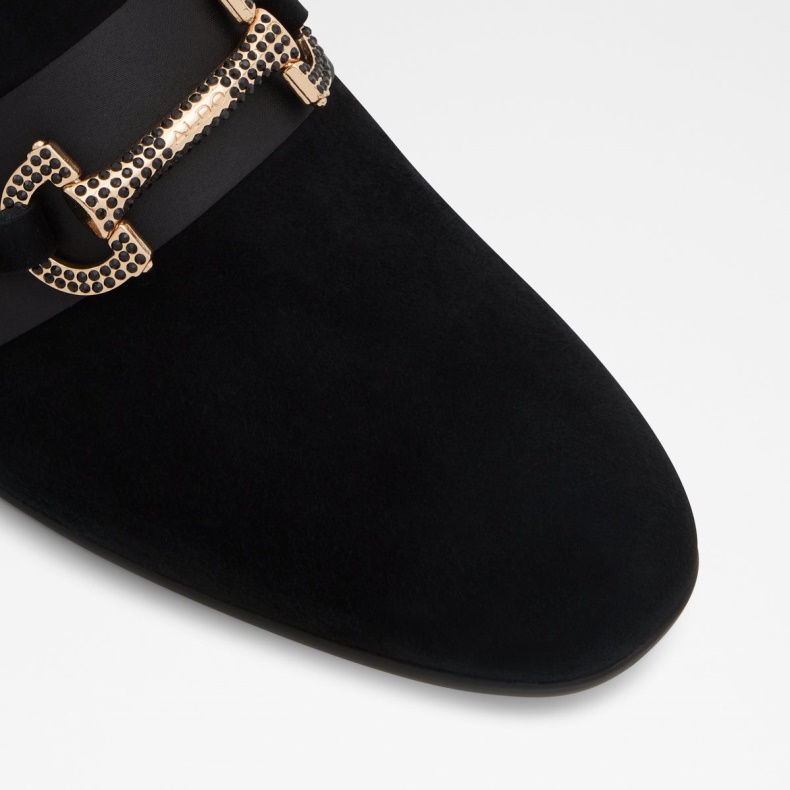 Sort Læder Ruskind Aldo Fashion Popluxe Loafer