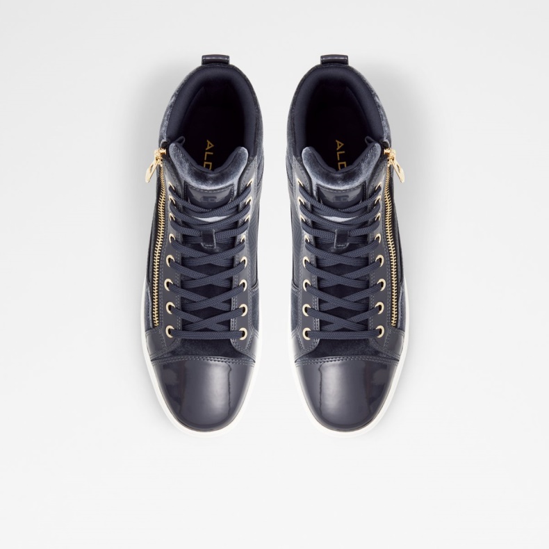Popstar High Top Sneaker Cup Sål Fashion Aldo Navy