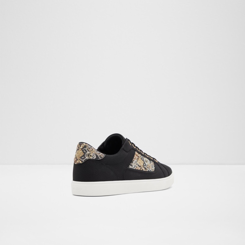 Aldo Sort Syntetisk Print Fashion Popstep High Top Sneaker Cup Sål