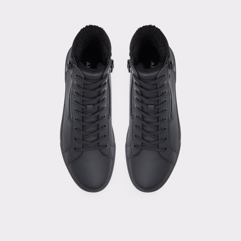 Sort Syntetisk Gummi Fashion Aldo New Arrival Preralith Støvle-skålsål Med Snøre