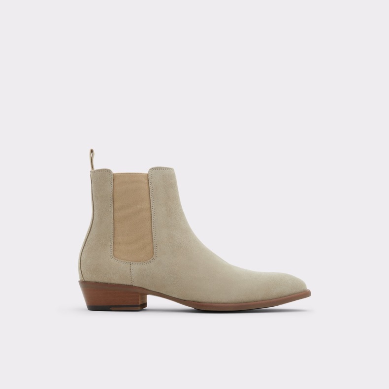 Aldo Fashion Mørk Beige Priawyn Chelsea Støvle