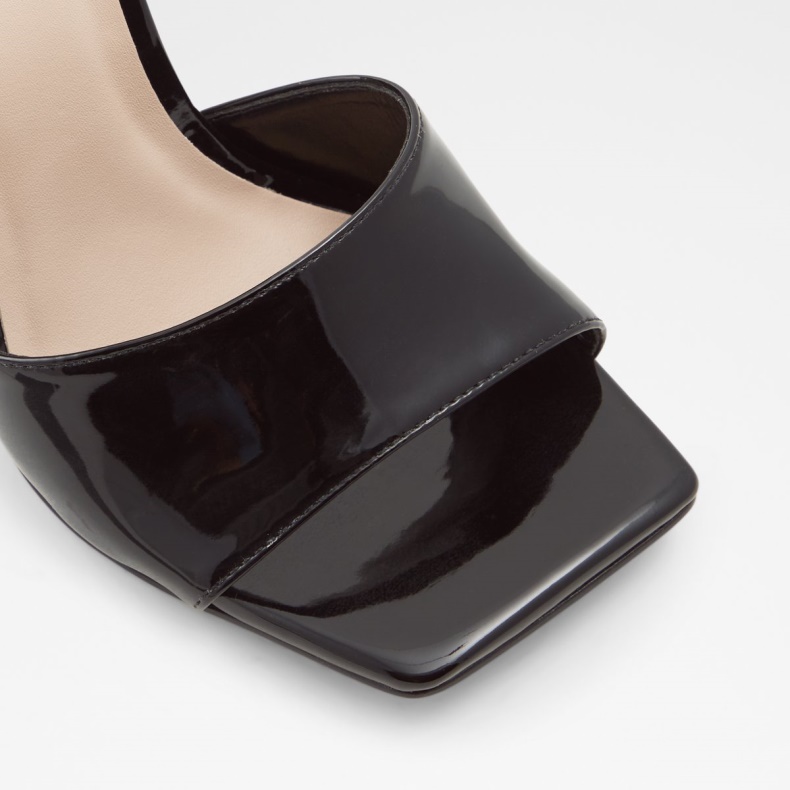 Fashion Aldo Prisma Højhælet Mule Sort