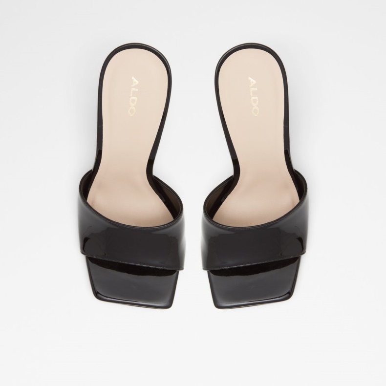 Fashion Aldo Prisma Højhælet Mule Sort