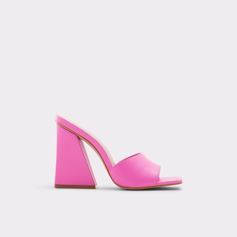 Aldo Fashion Fuchsia Prisma Højhælet Muldyr