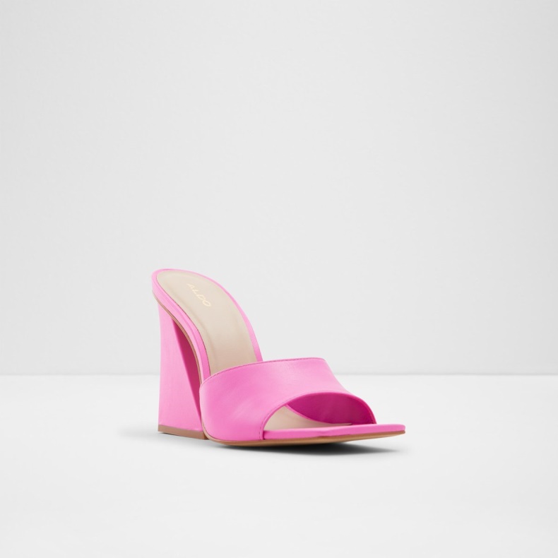 Aldo Fashion Fuchsia Prisma Højhælet Muldyr