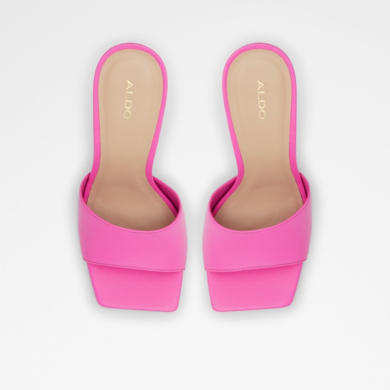 Aldo Fashion Fuchsia Prisma Højhælet Muldyr