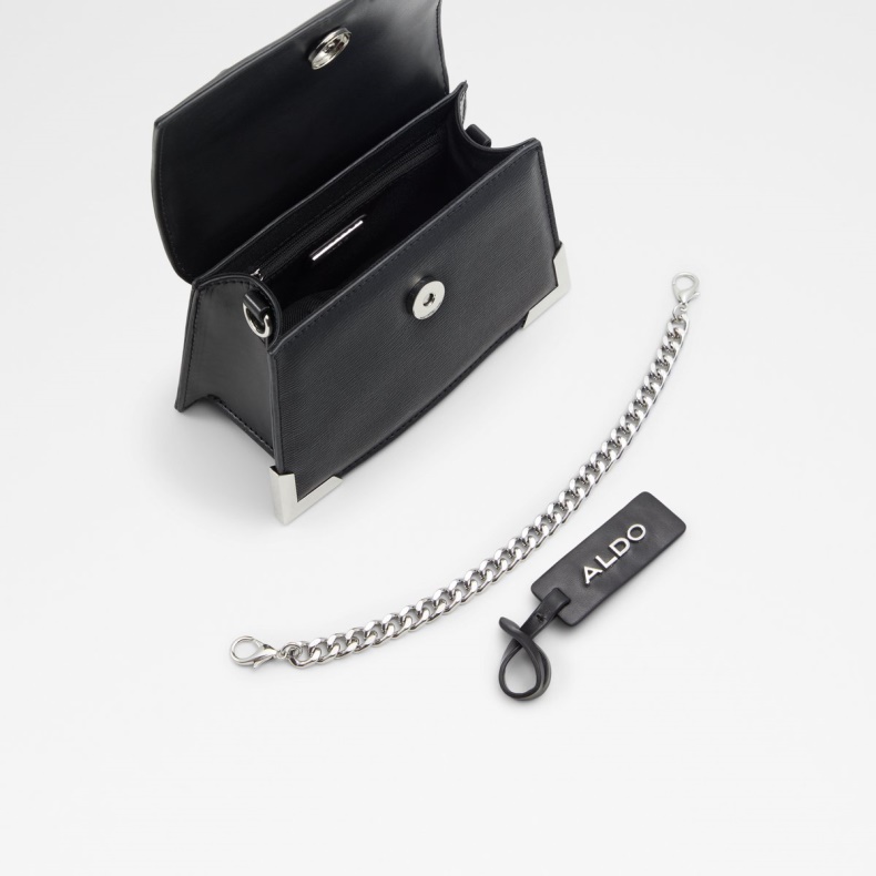 Sort Fashion Aldo Udsolgt Pythonia Top Håndtag Taske