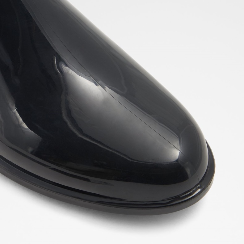 Regn Chelsea Regnstøvle Mode Sort Syntetisk Skinnende Aldo