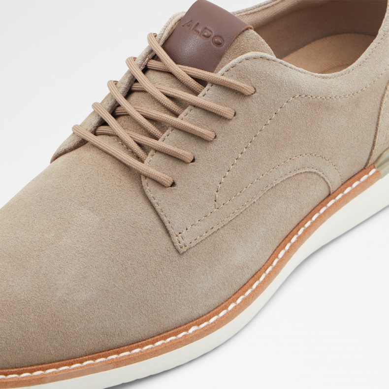 Fashion Mørk Beige Aldo Rakersgrip Oxford Sko