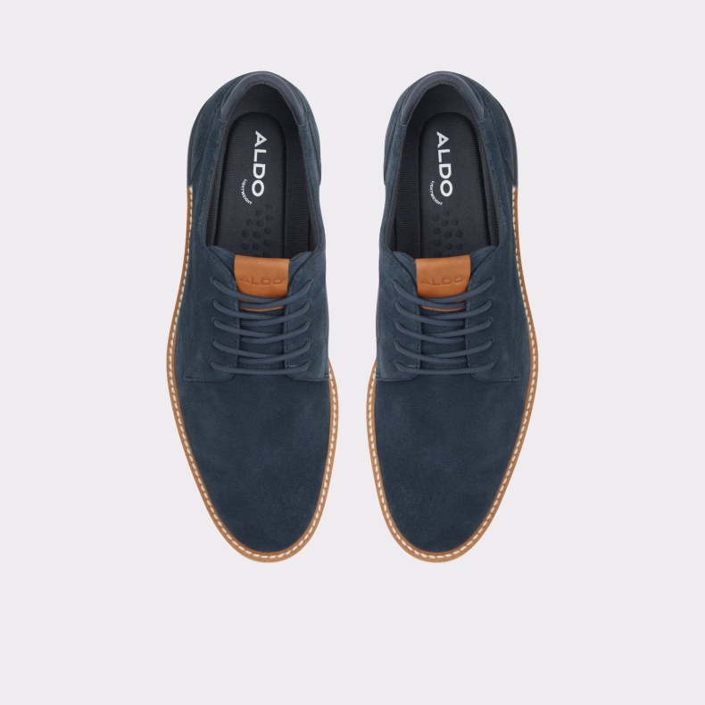 Aldo Blå Mode Rakersgrip Oxford Sko