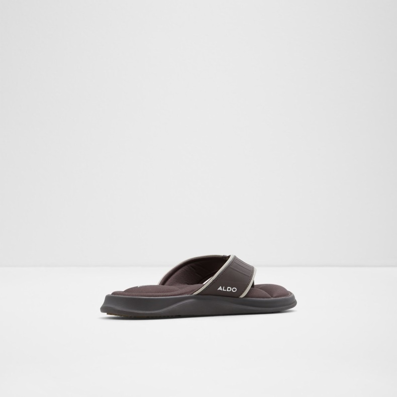 Aldo Fashion Mørkebrune Rassen Flip Flops