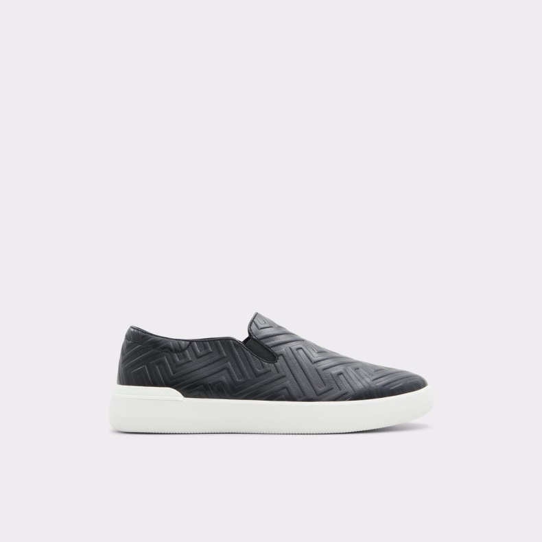 Ny Ankomst Reo Slip-on Sneaker Cup Sål Sort Syntetisk Præget Aldo Mode