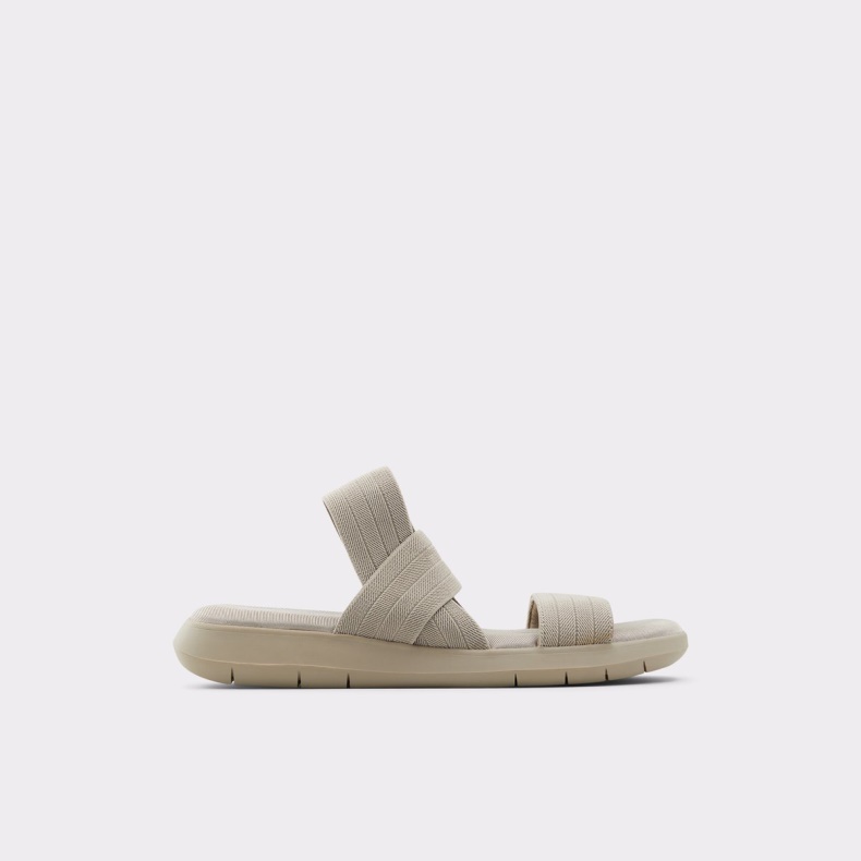 Mode Aldo Brun Repos Flad Sandal Med Slynge Tilbage