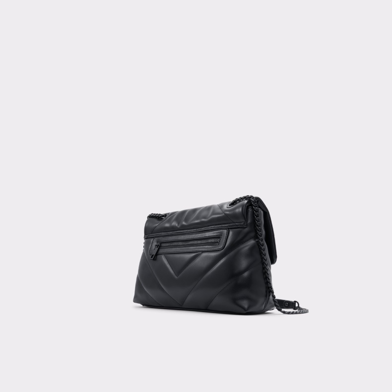 Sort Syntetisk Crinkle Ny Ankomst Rhiladiaax Crossbody Taske Fashion Aldo